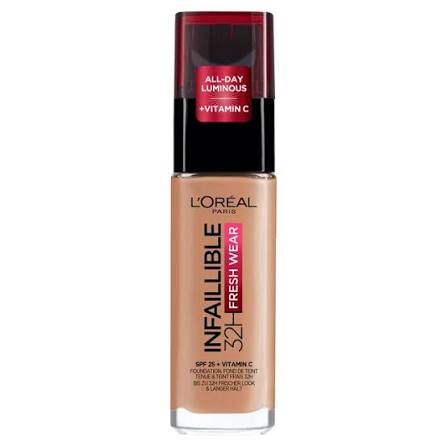 L'Oréal Paris Infaillible 32H Fresh Wear Foundation 300 Amber 30ml